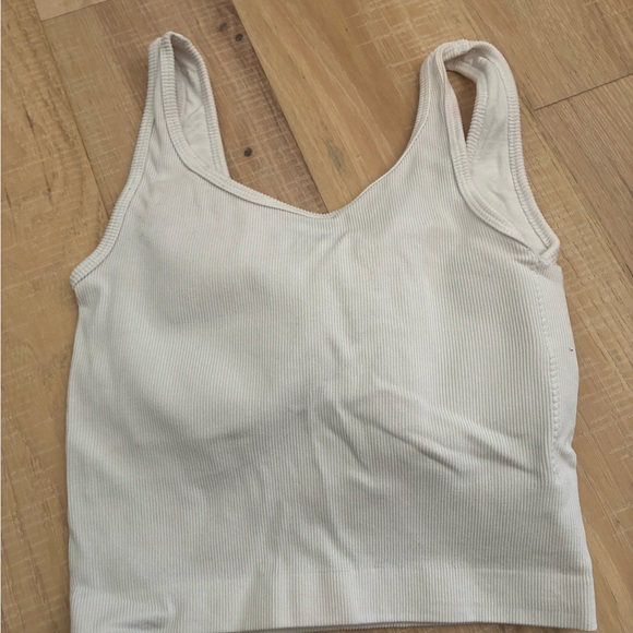 Profit White Ribbed Tank - Picture 4 of 4